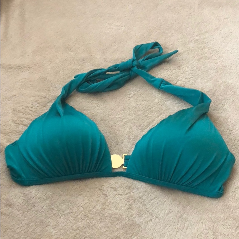 Women’s halter bikini top.